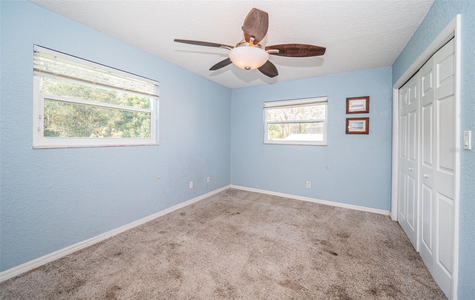 Guest bedroom & bath on first floor.