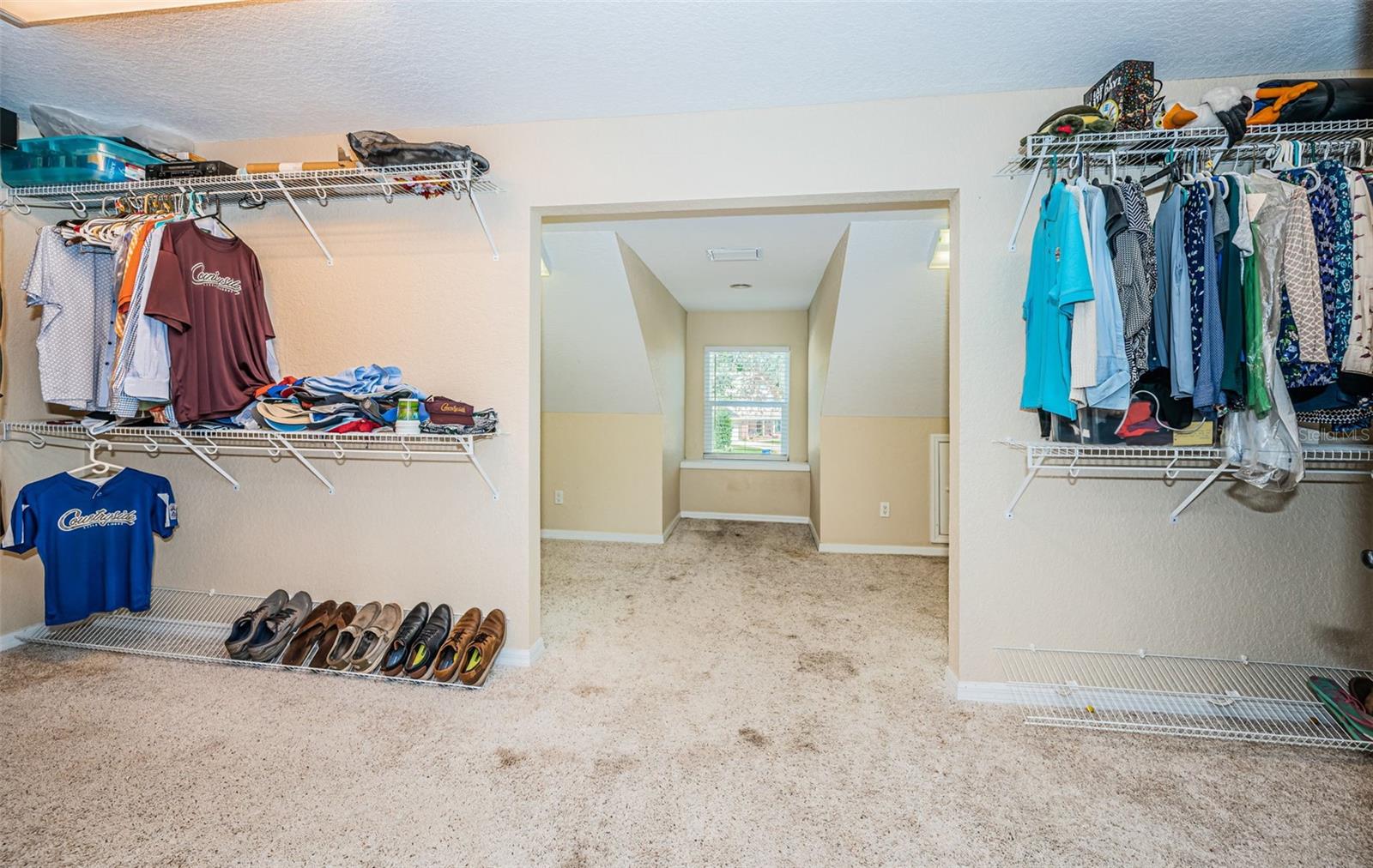 Photo doesn't show all of this huge walk-in closet.