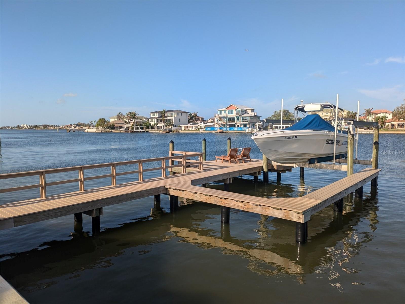 Boat dock and lift