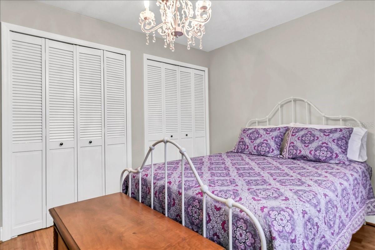 The third bedroom offers additional closet space, providing extra storage for your personal wardrobe.