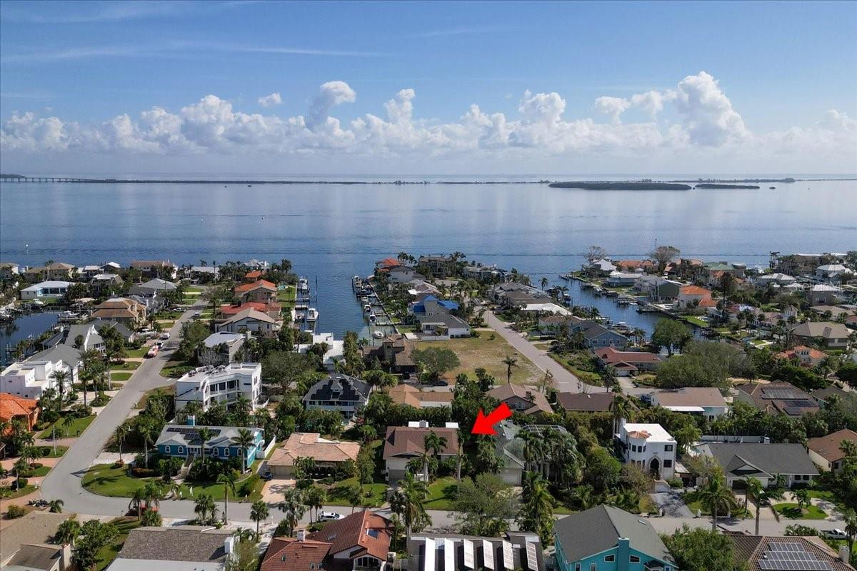 The proximity to the water makes for great sunrises and with the Sunshine Skyway in the distance.