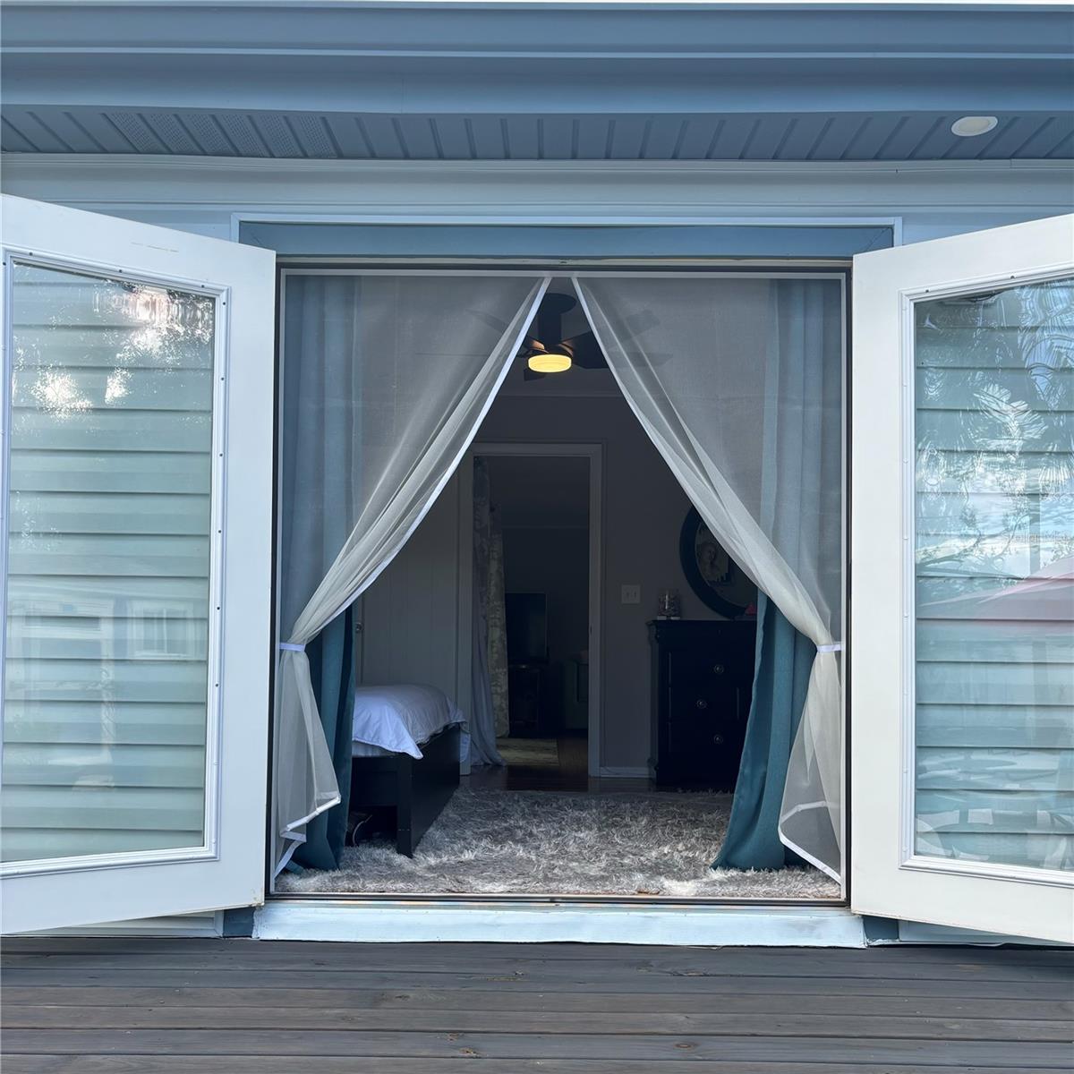 FRENCH DOORS TO MASTER BEDROOM