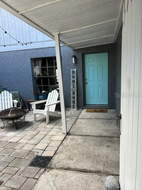 Breezeway to front door