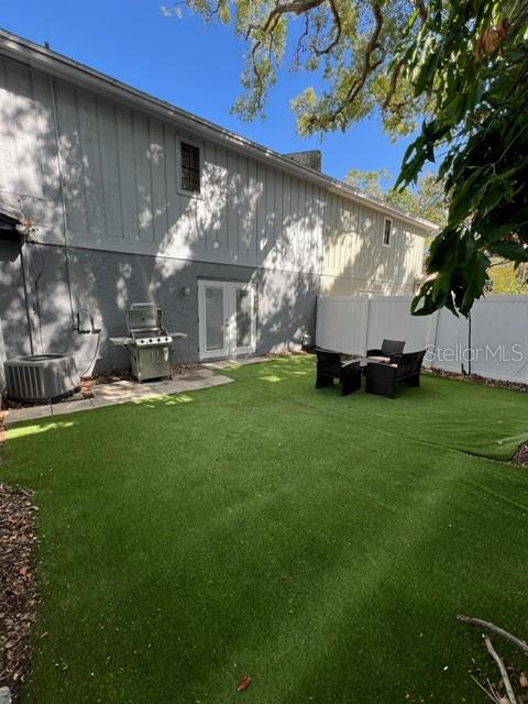 Rear Fenced Yard with Turf