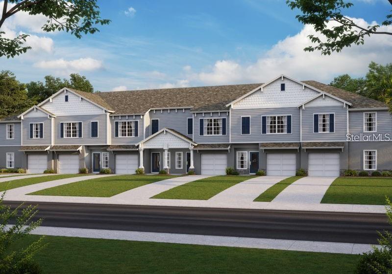 Artist's Rendering of Laurel Bay Townhomes