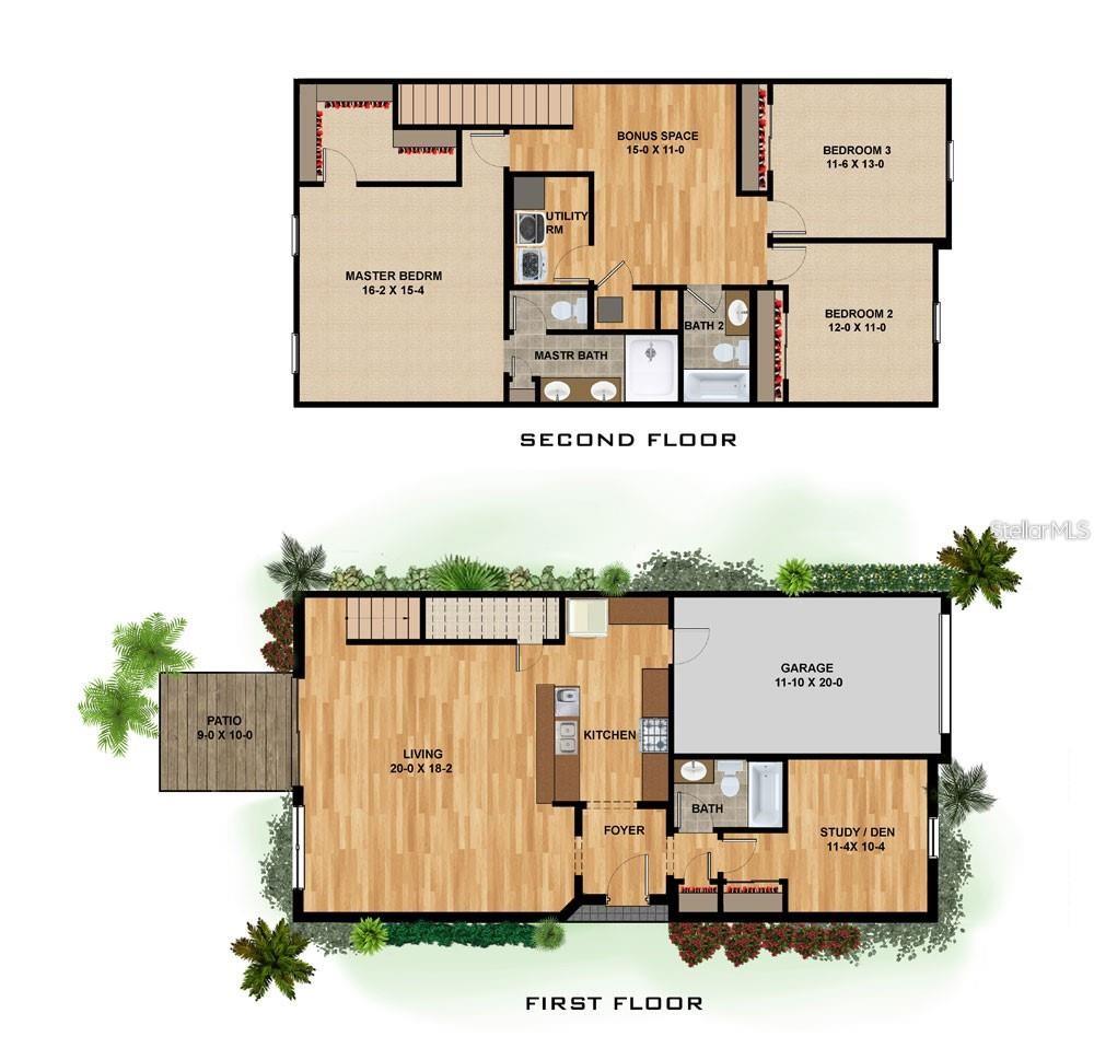 Estero Sample Second Floor Plan