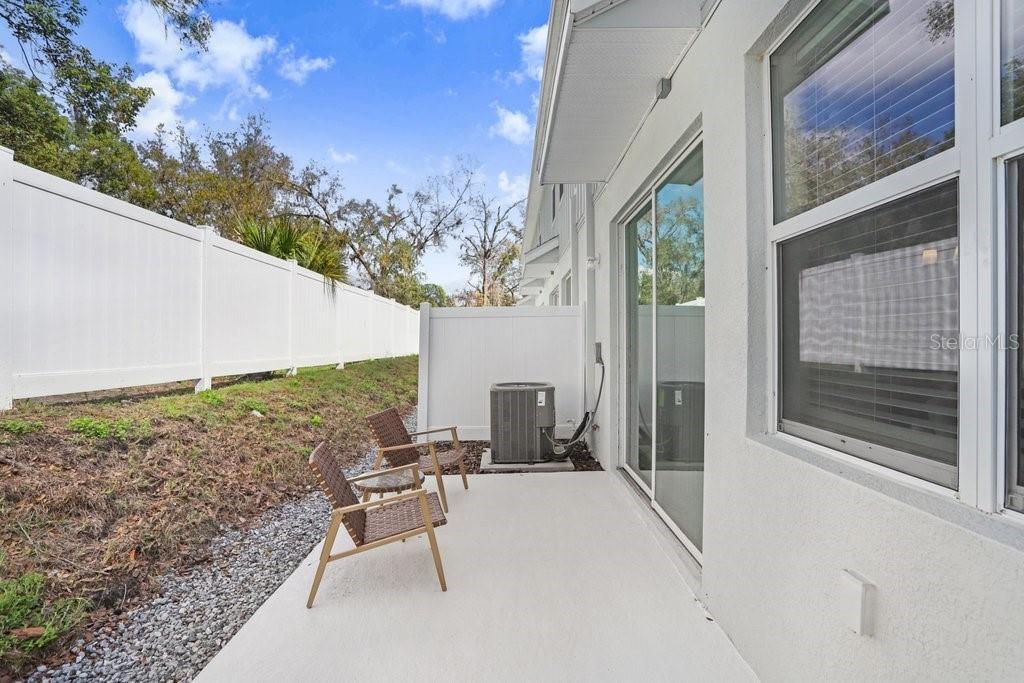 Back Patio Great for Grilling and Entertaining