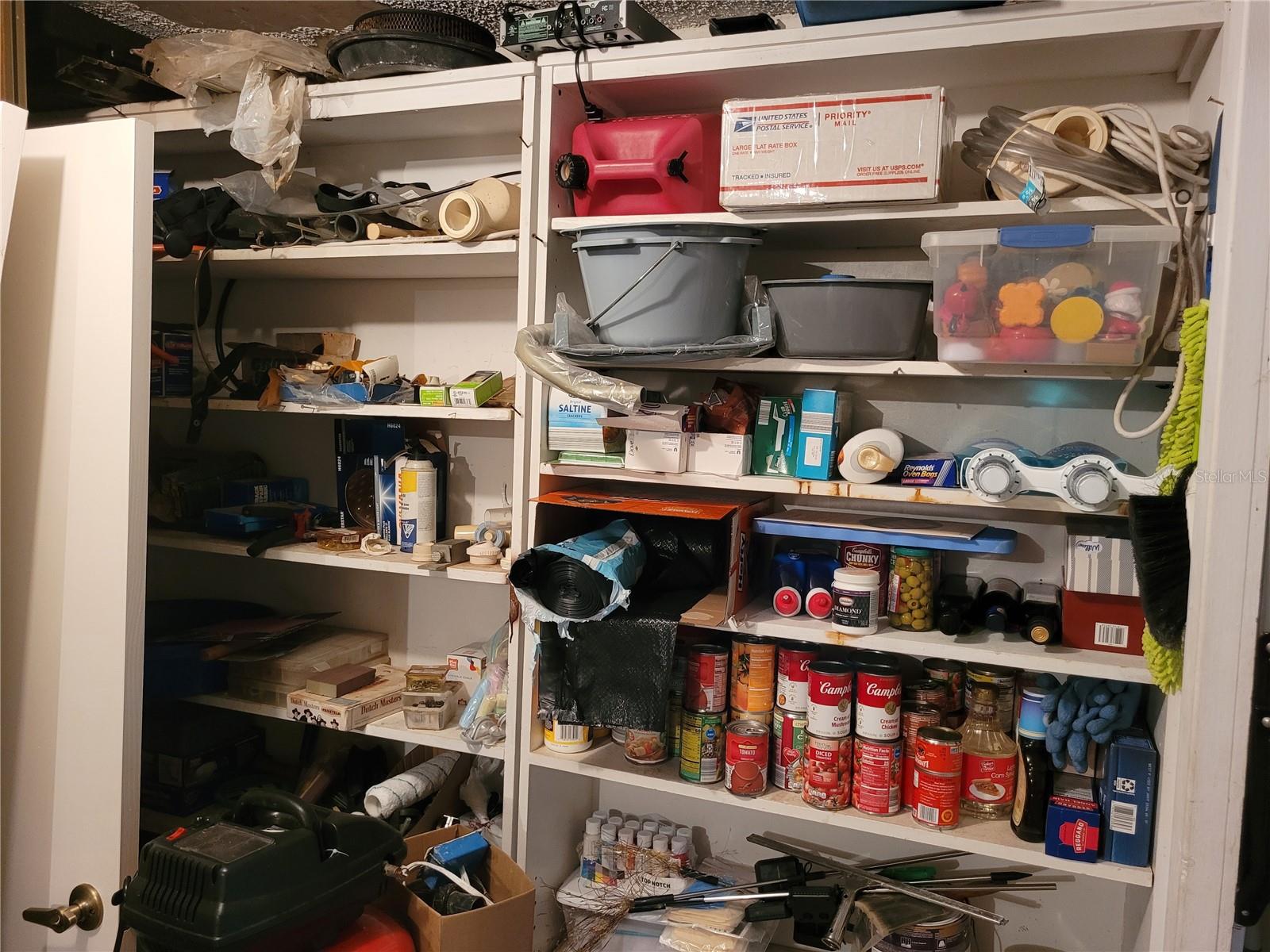 Storage Closet in Garage