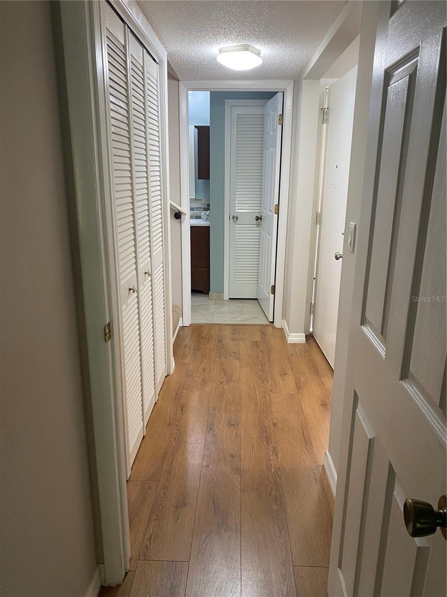 View from 1st bedroom towards 1st floor hallway