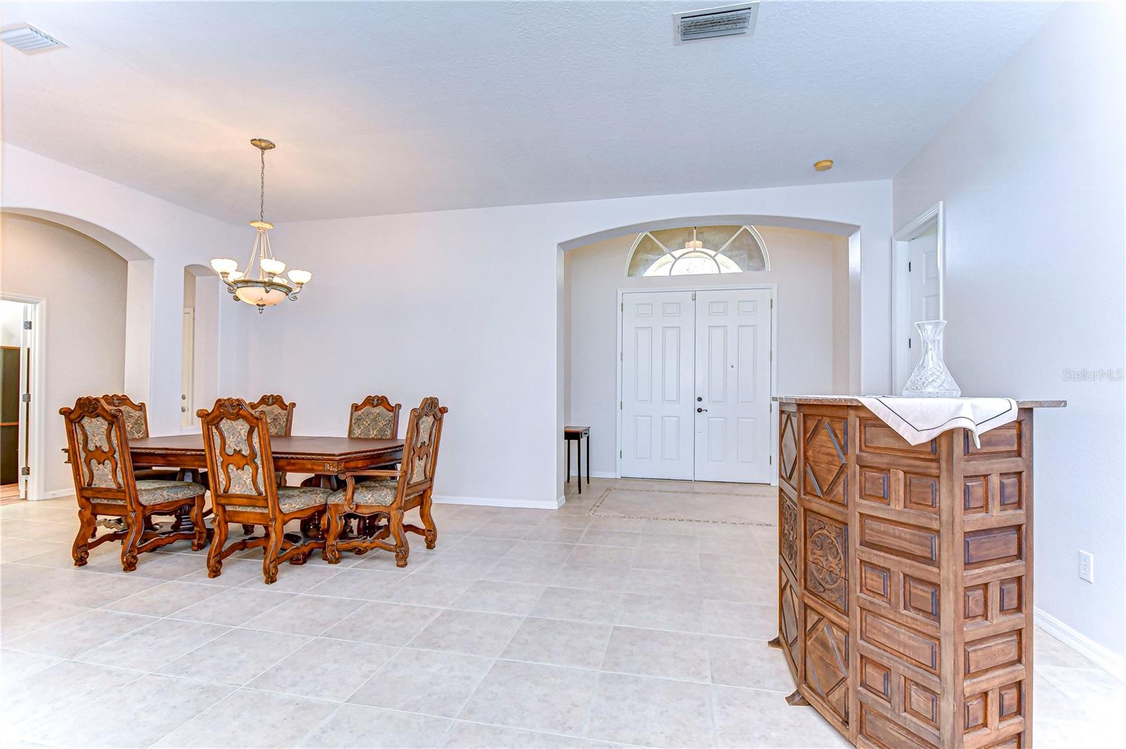 Formal dining room at the front of the house!