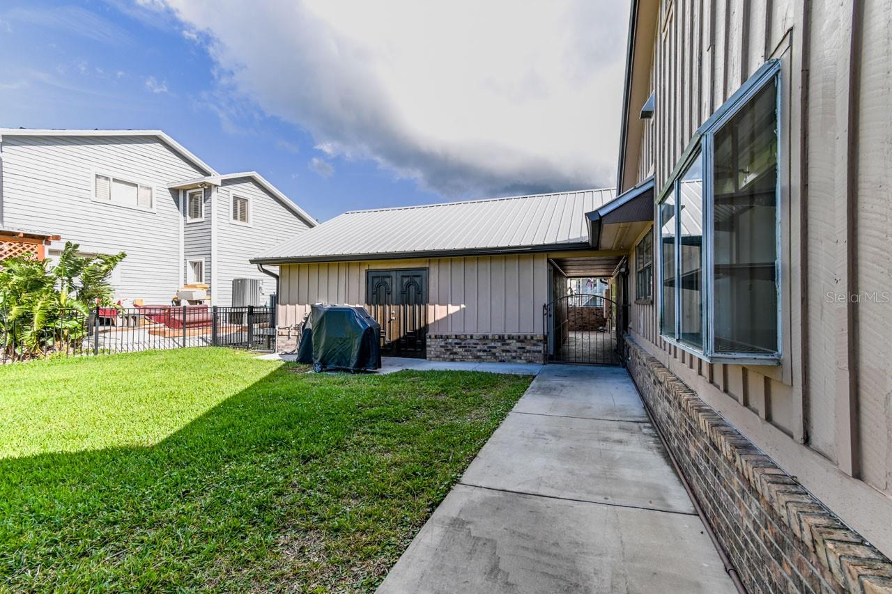 Breezeway & Garage