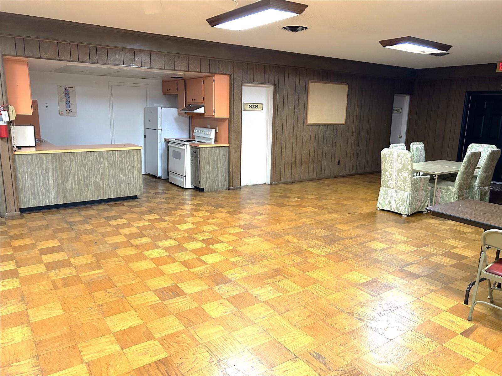 Clubhouse with kitchen view