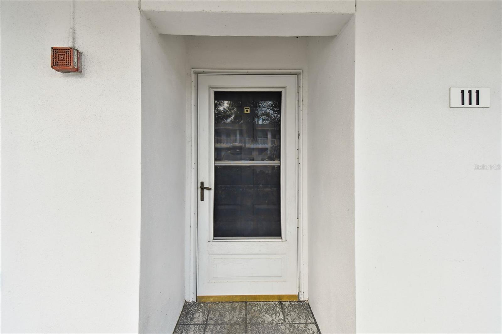 Front Door with Additional Screen Door