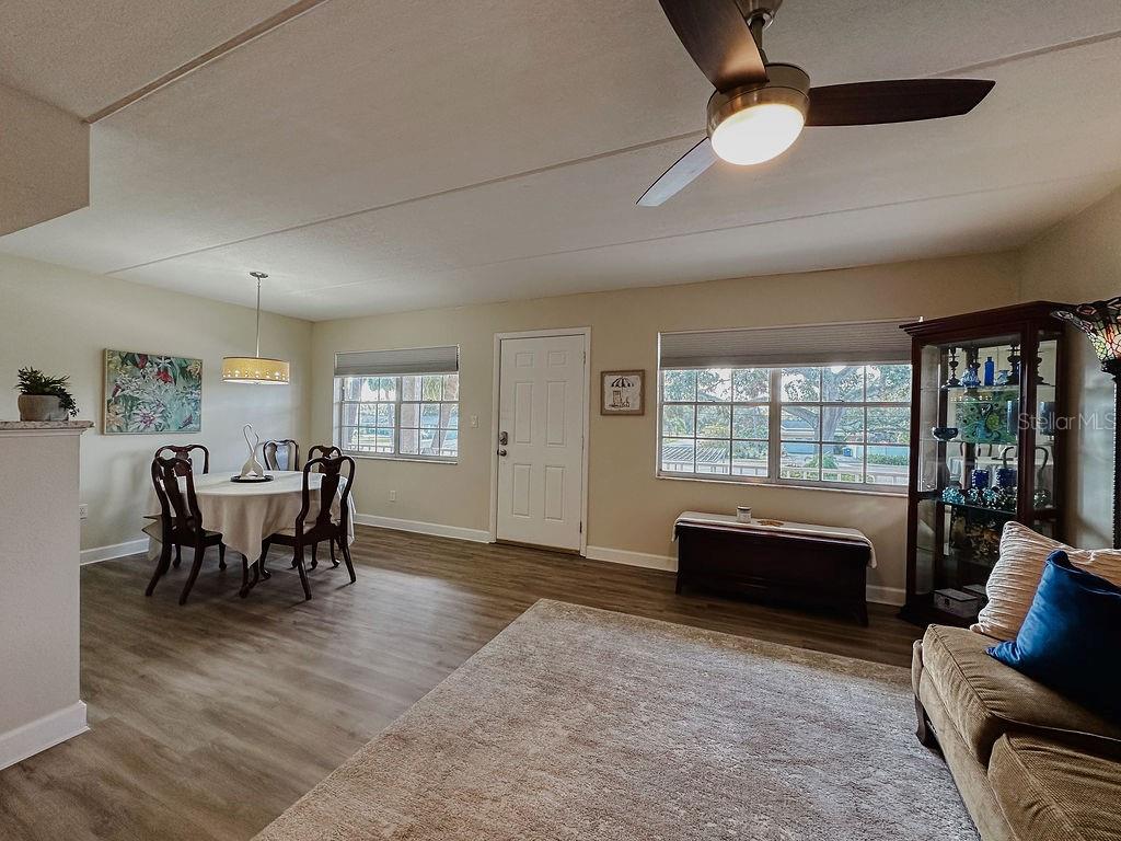 Living room and dining room combo