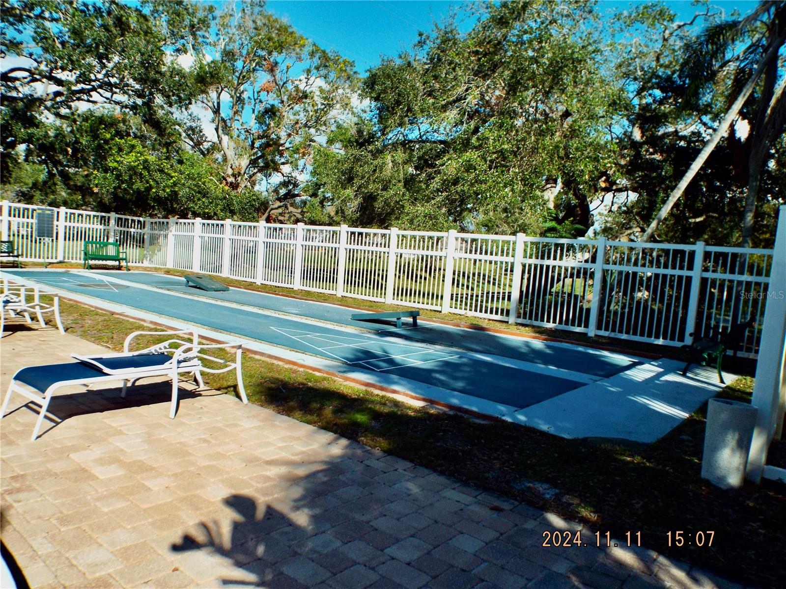 Shuffleboard and cornhole