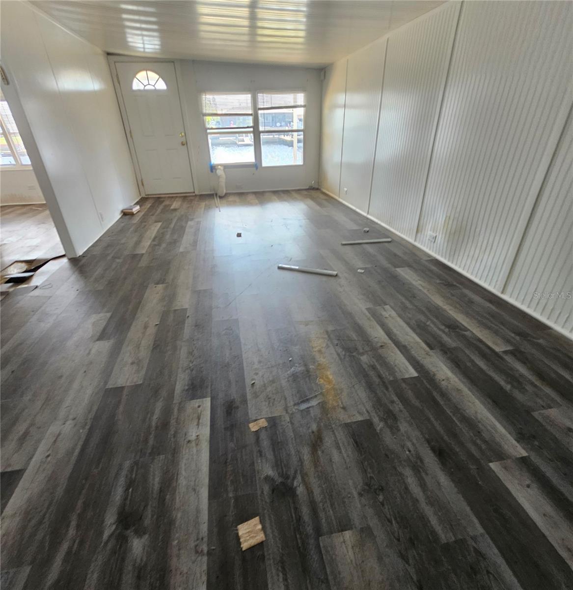 Inside the home after flooding