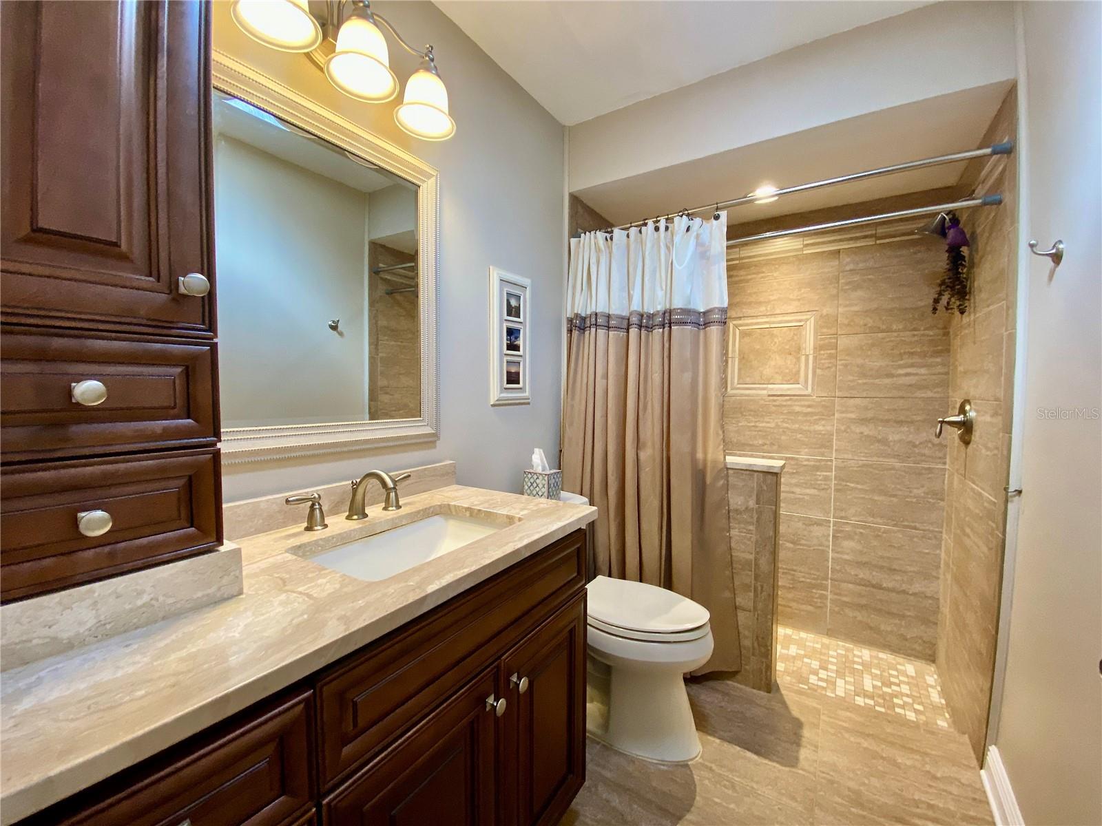 Richly updated Primary bathroom and ex storage