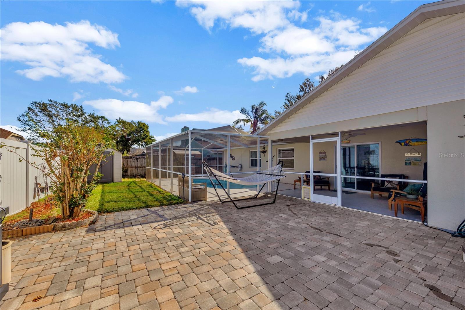 Paved Entertaining Area