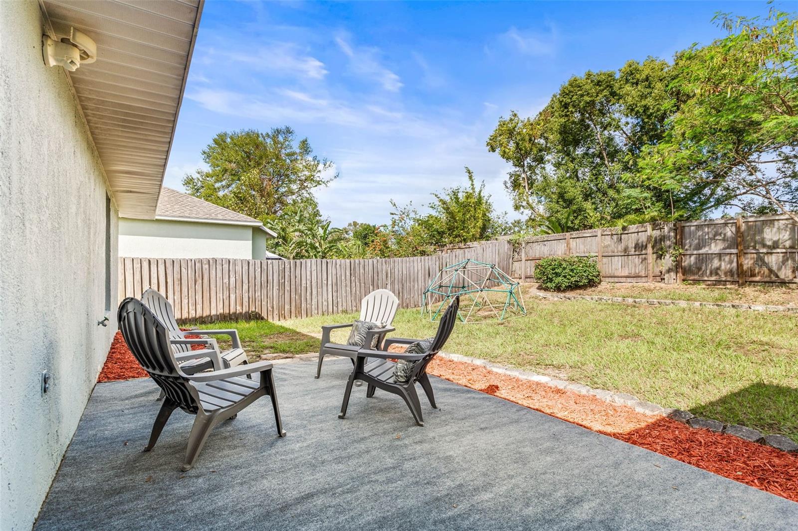 Patio for entertaining