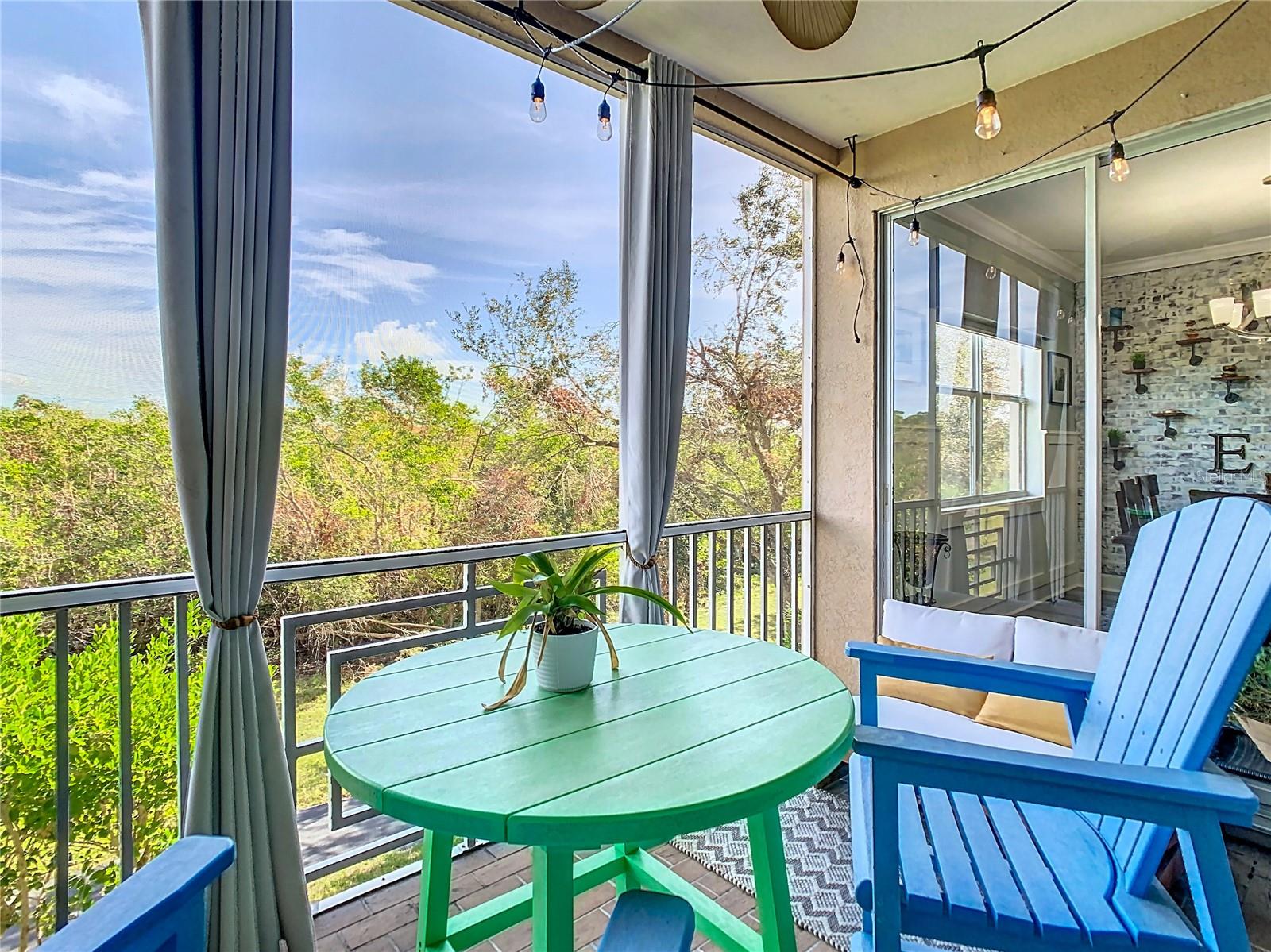 Look at your magnificent views from the screened-in lanai on the 2nd floor