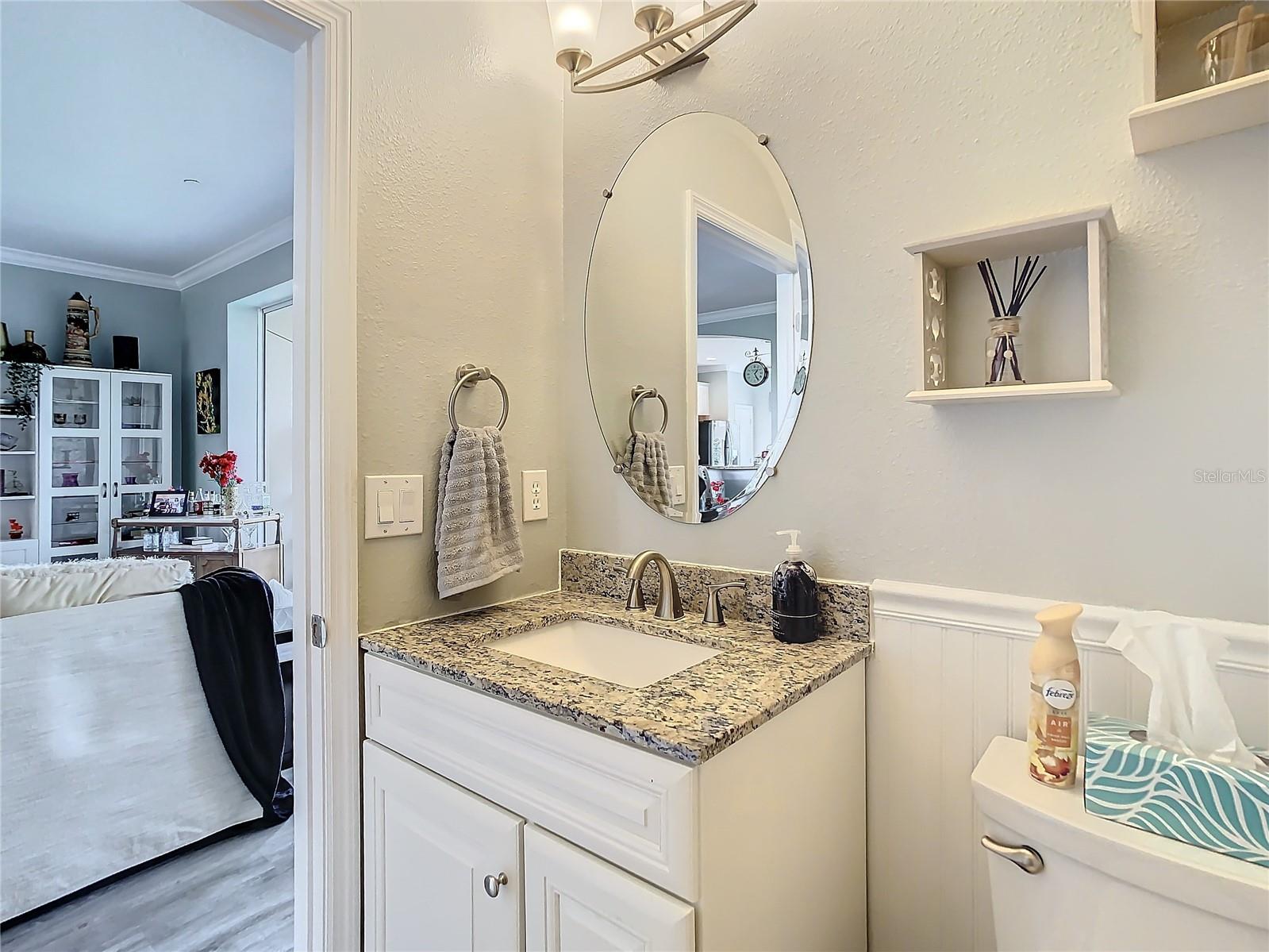 Another look at the half bath on the living area 2nd floor