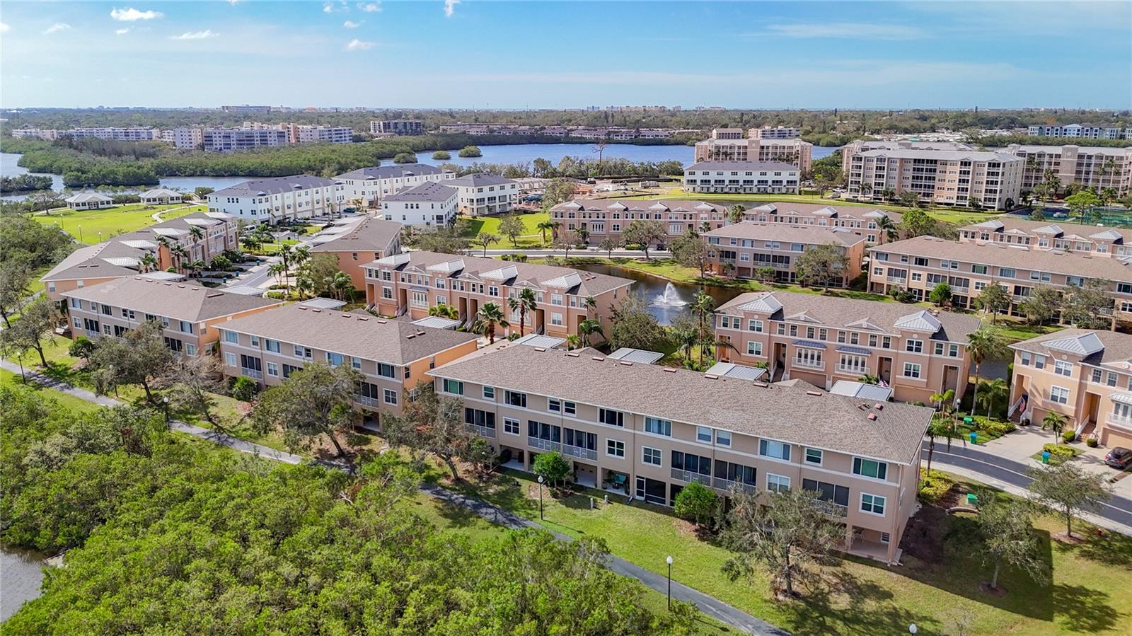 Aerial view of the Seminole Isle community