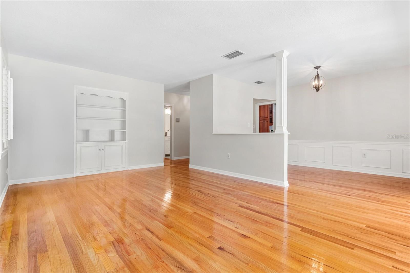 Formal living and dining area