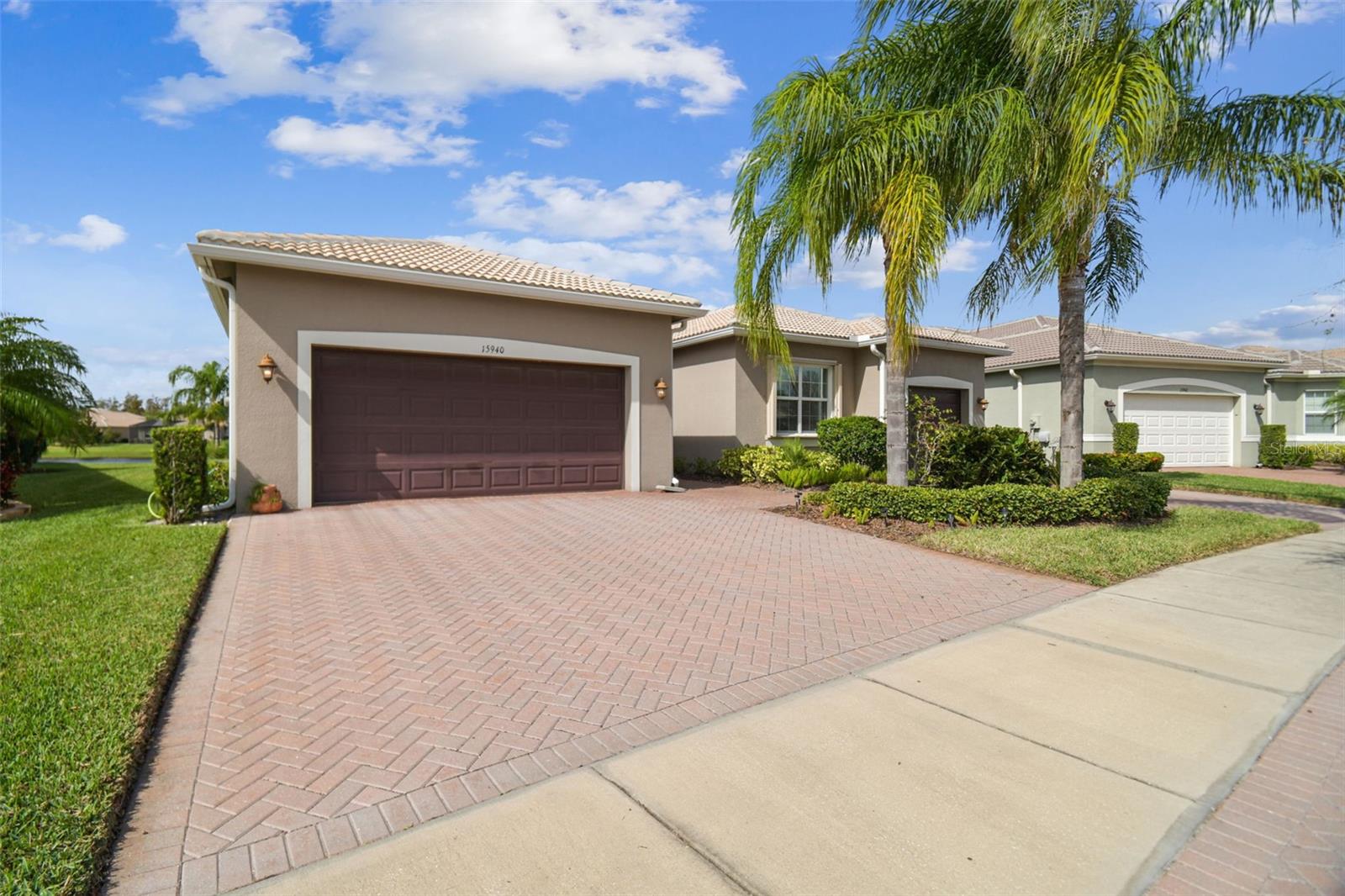 2 car garage with separate drive way