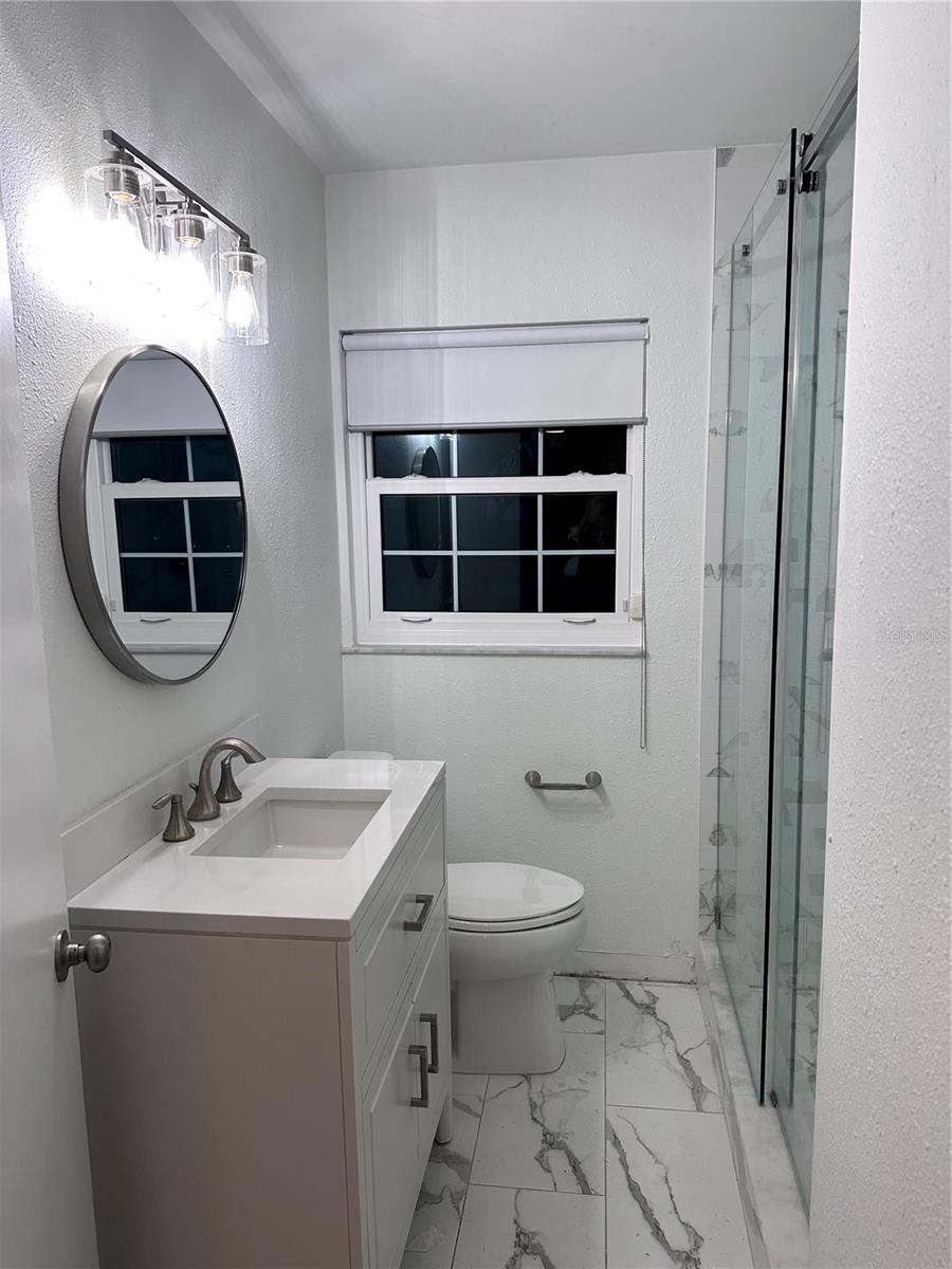 Guest bathroom was redone in 2024.