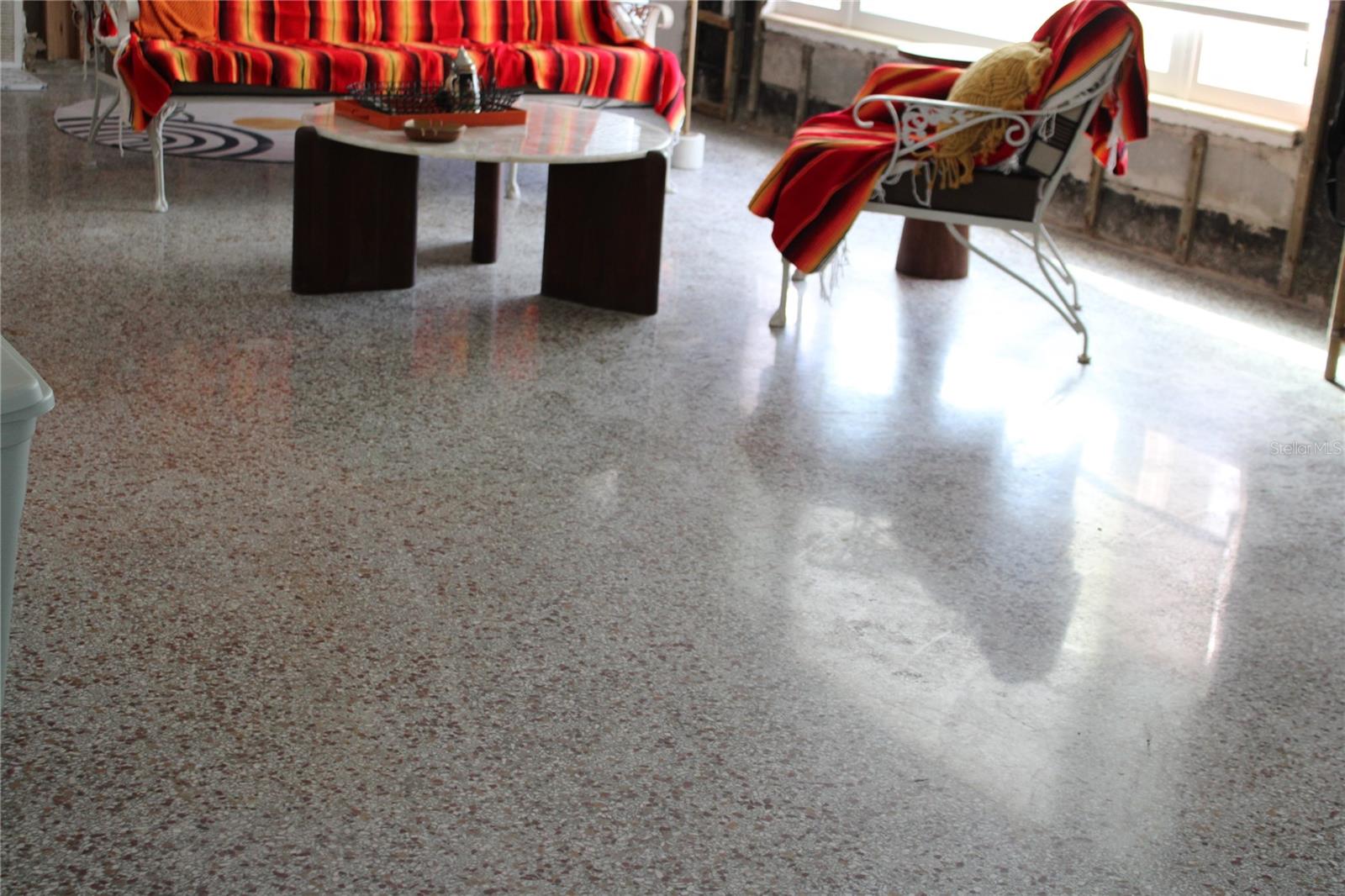 Completely refinished Terrazzo floors throughout.