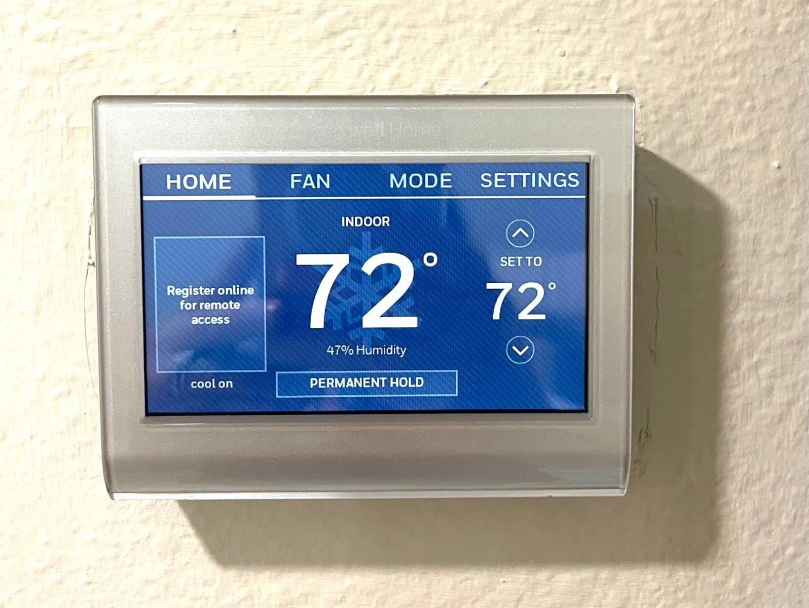 new thermostat installed