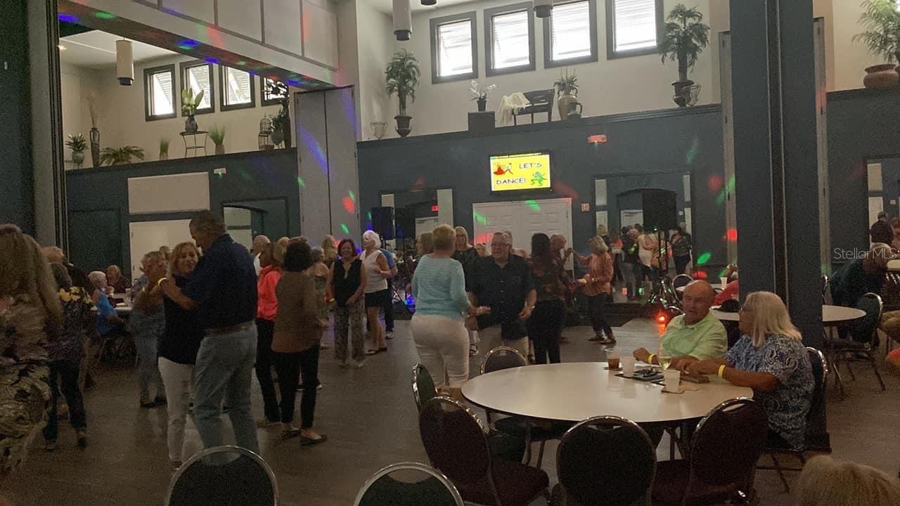 Dancing at the Jubilee Hall in South Clubhouse