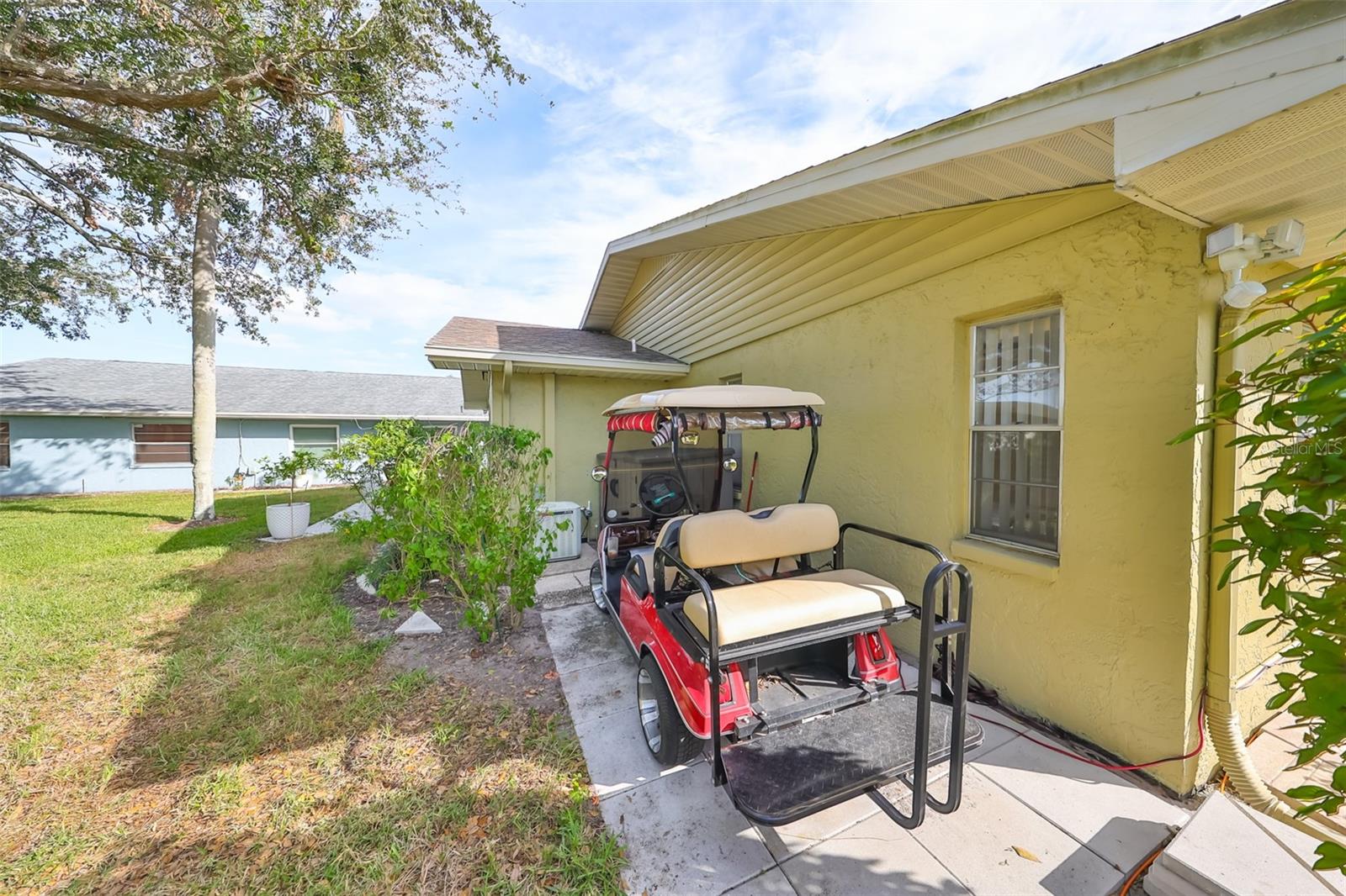 A Golf Cart Parking Area