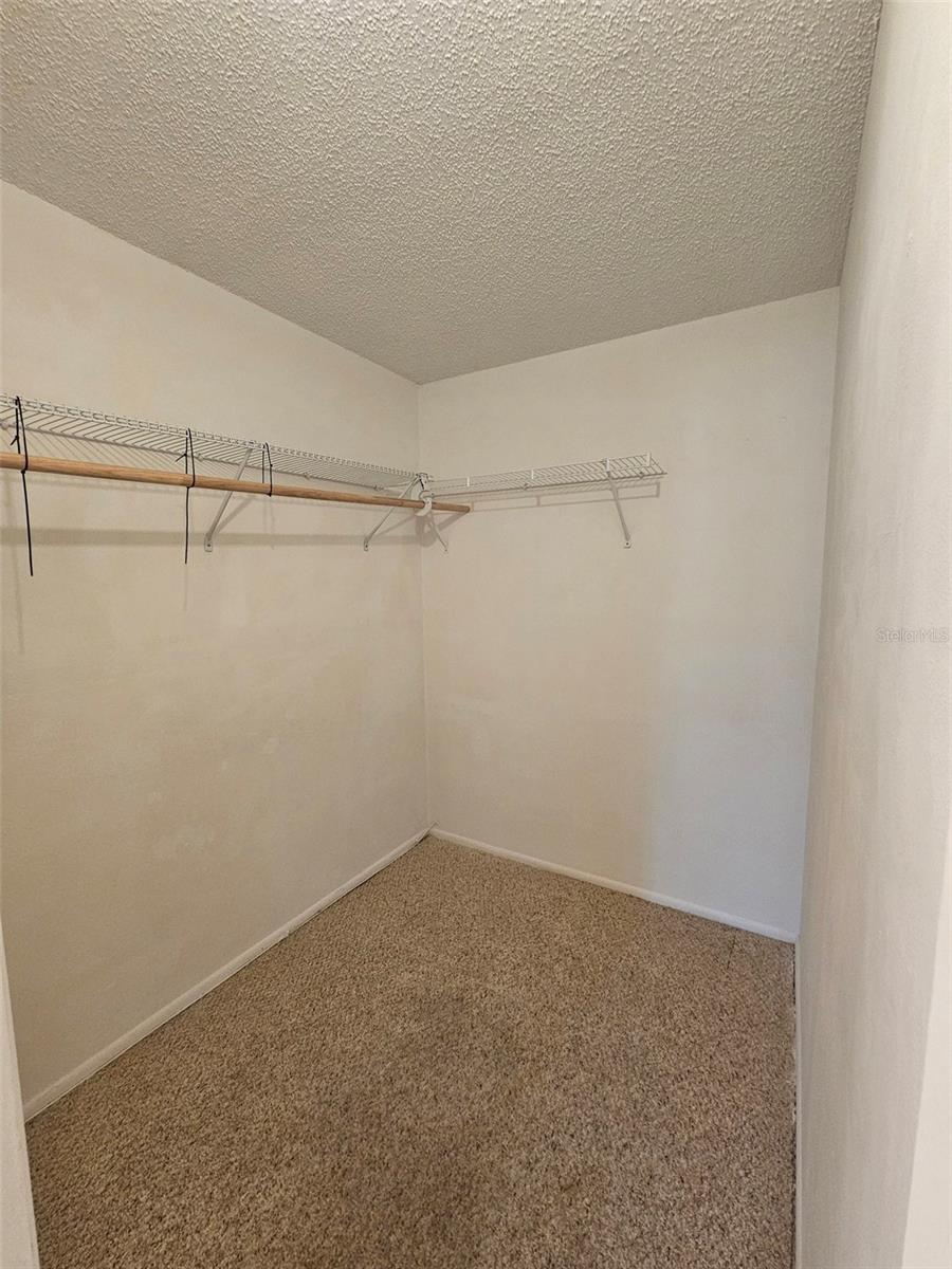 Large walk in closet