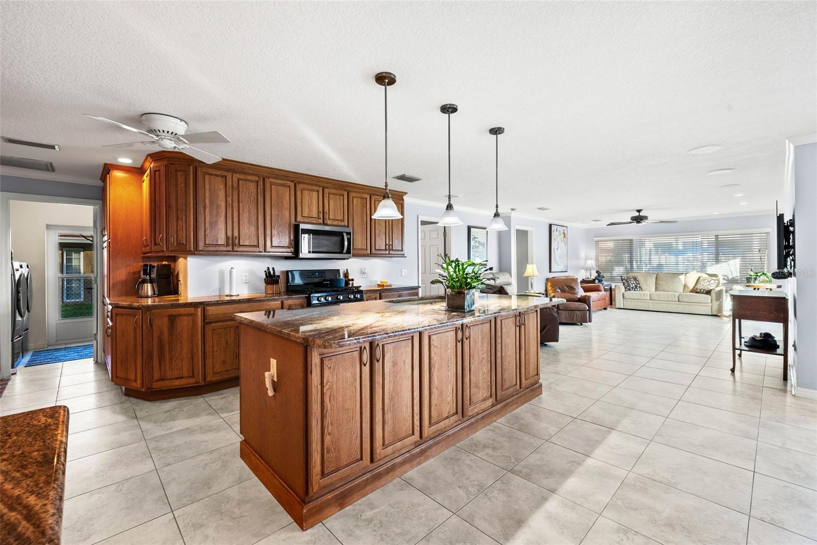 View of kitchen photo from March 2024