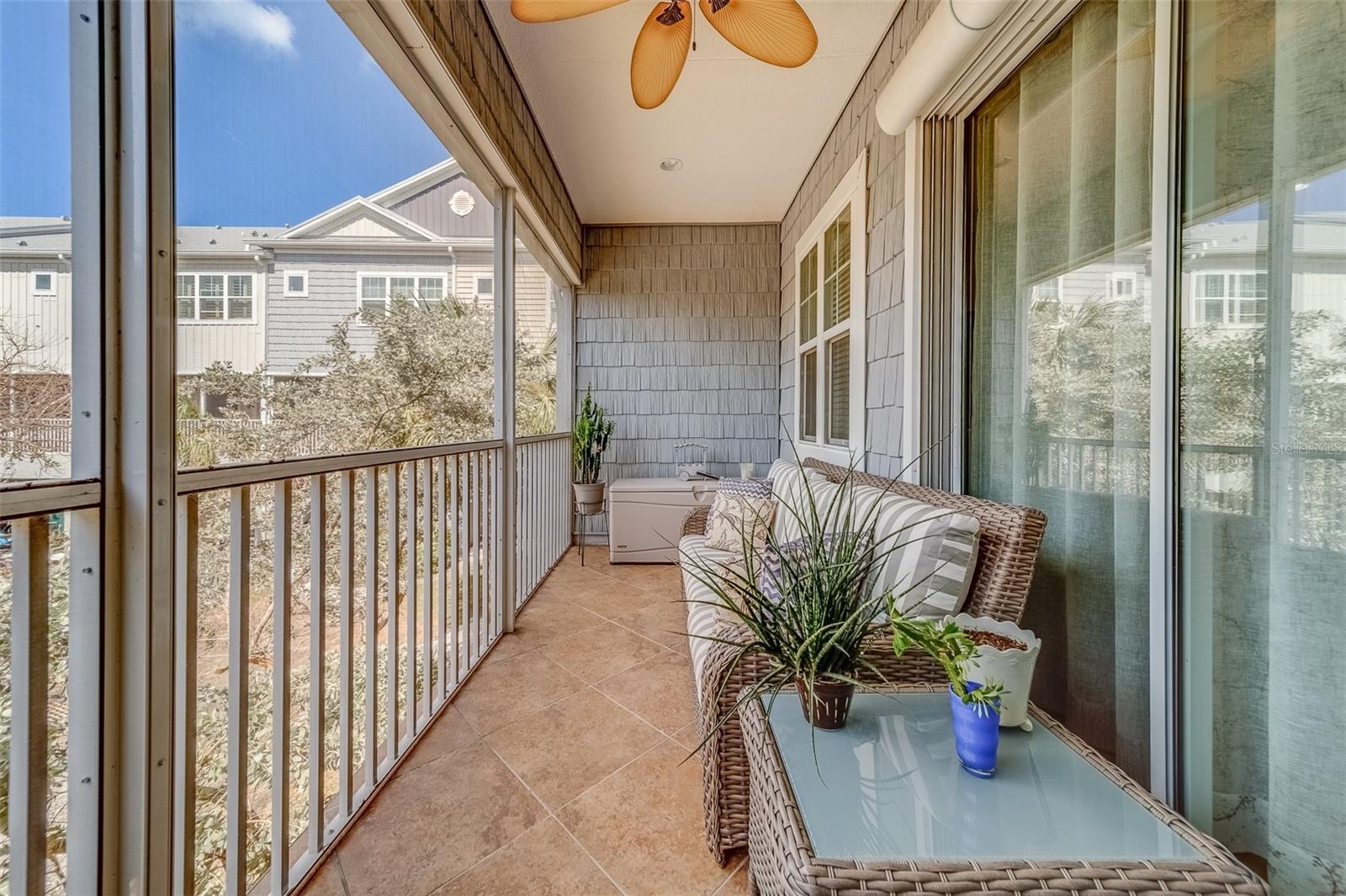 Screened patio