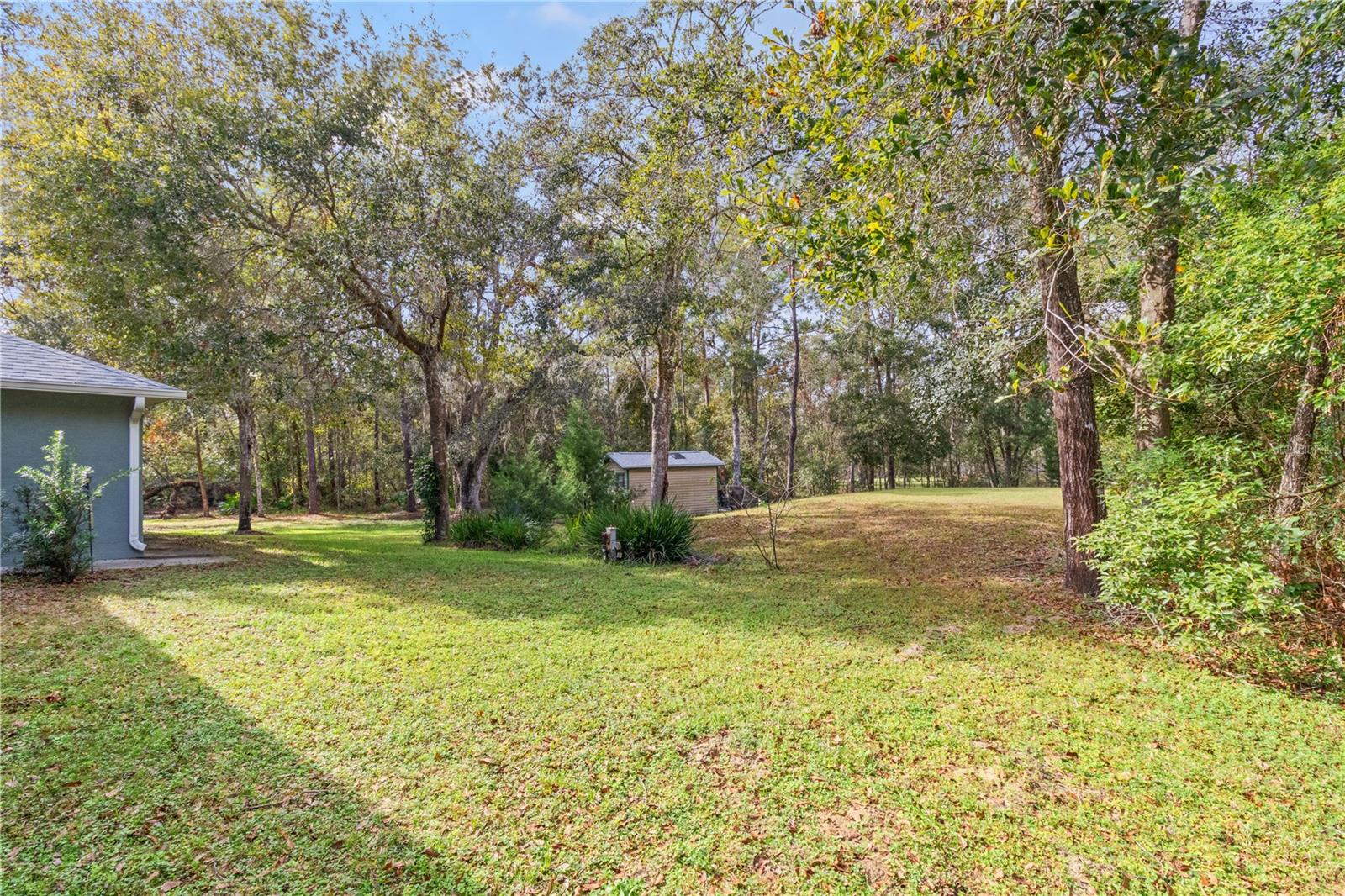 View of north side of home/shed