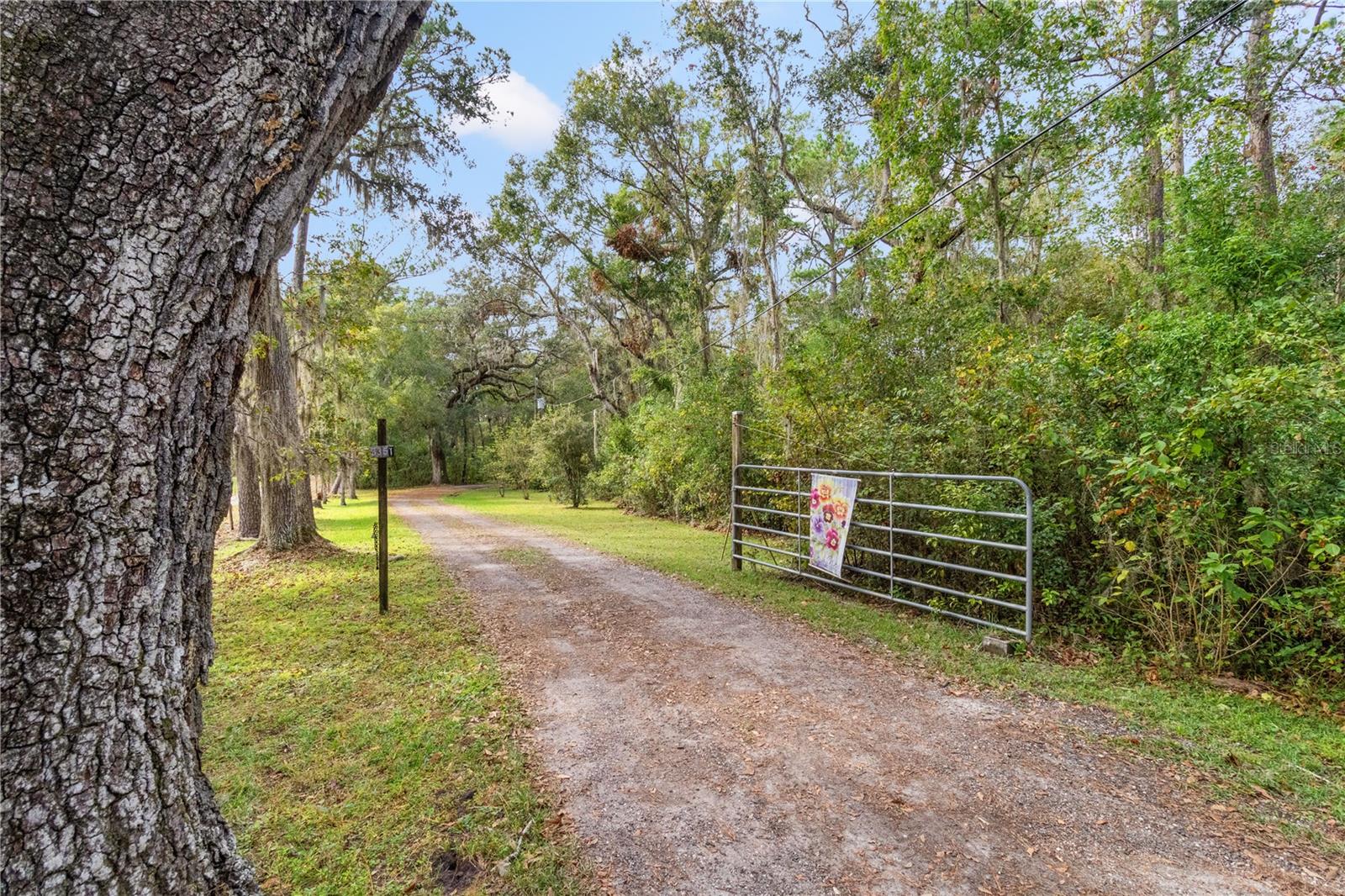 Entrance to property