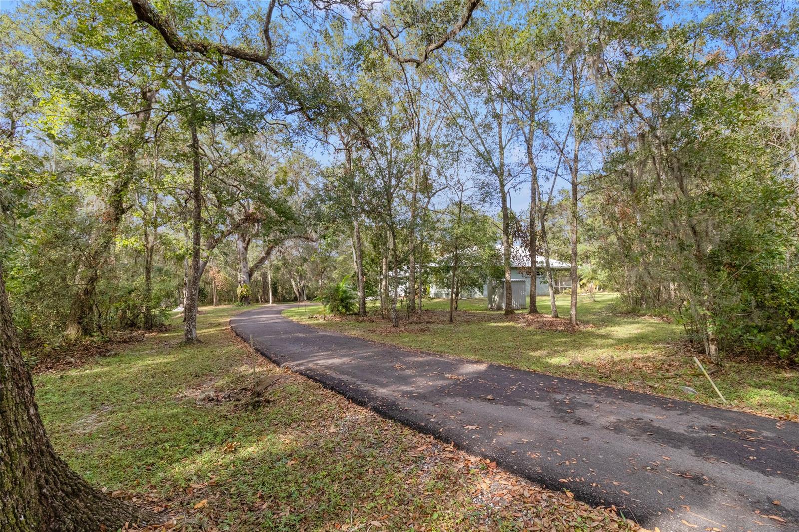 Driveway into property