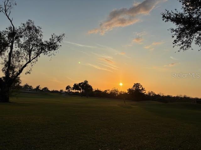 Beautiful Golf course sunset