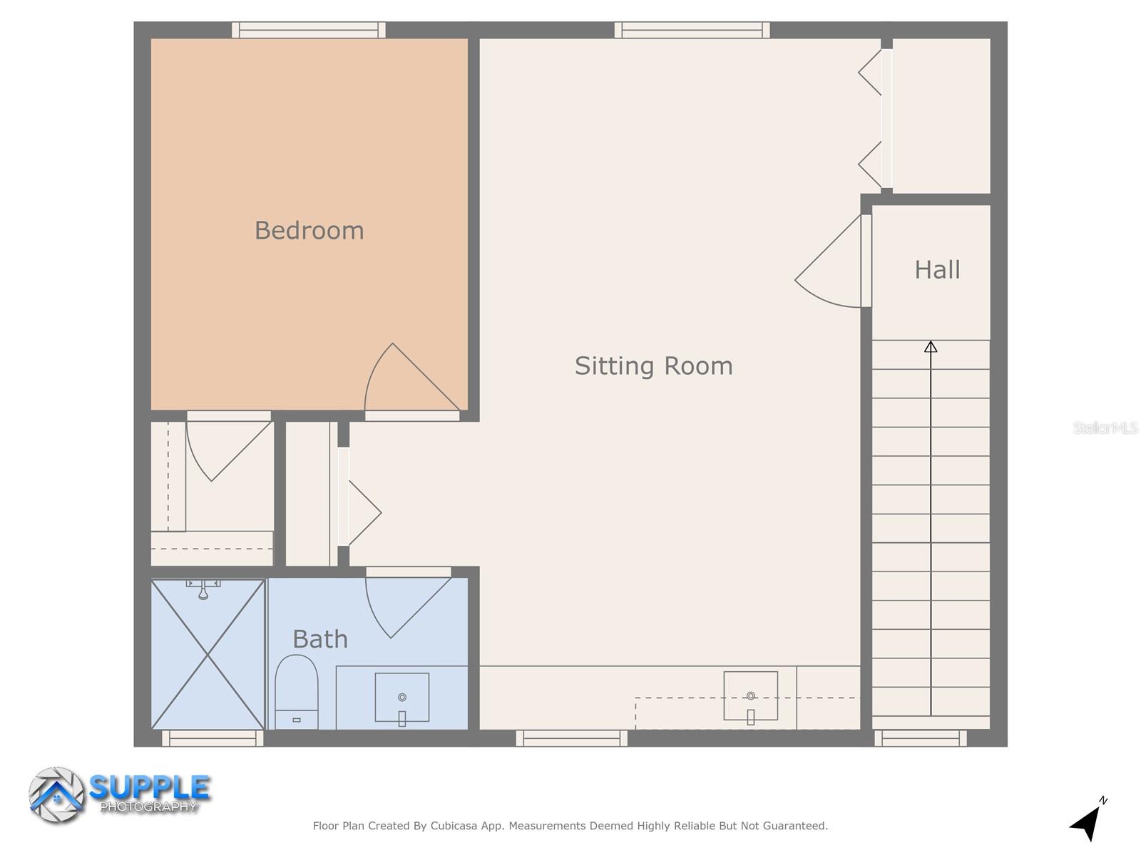 Attached upstairs apartment plan