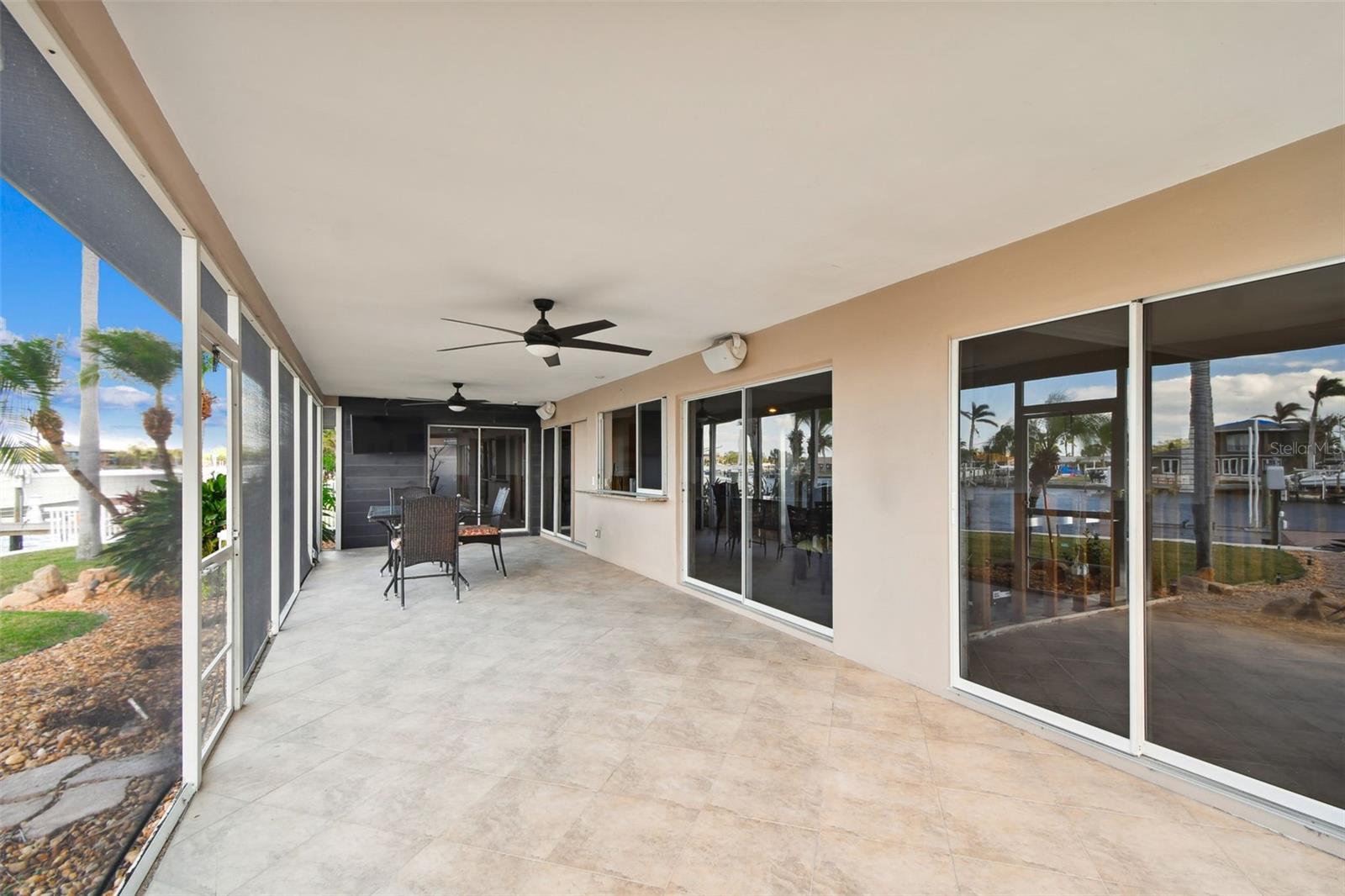 The Kitchen, Dining Room, Master bedroom & 2nd Bedroom all have sliders to the large, screened Lanai!!