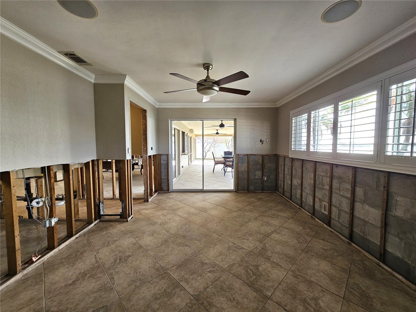 The Second Bedroom has sliders that open to the lanai!