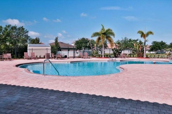 Heated community pool 1/2 mile from house