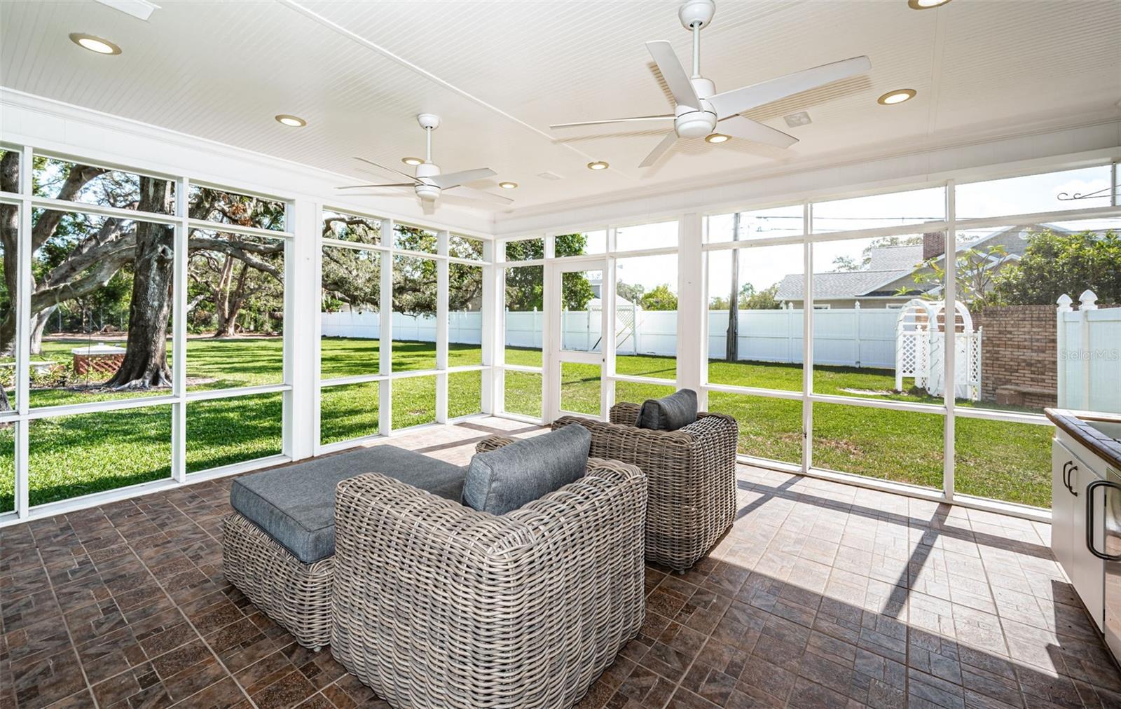 Sunroom with spectacular serene views