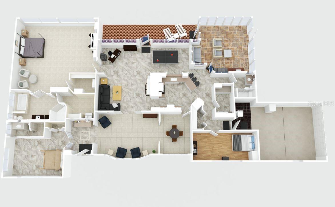 3D interactive floor plan