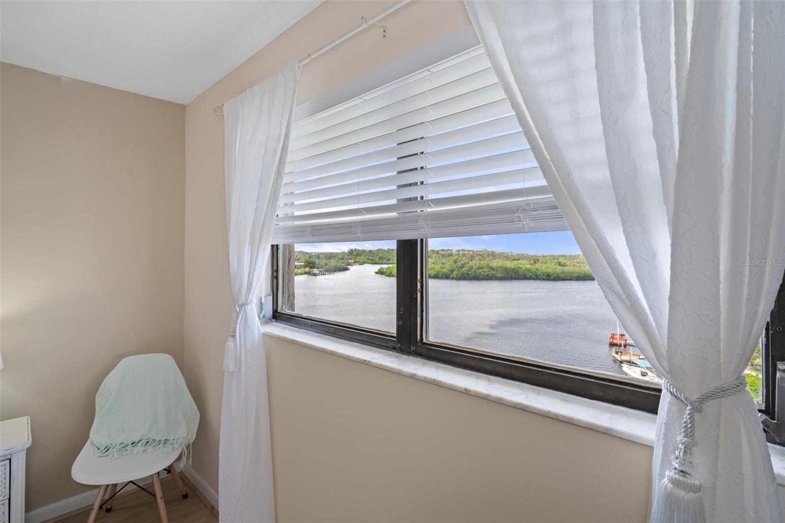 Waterfront view from Master bedroom