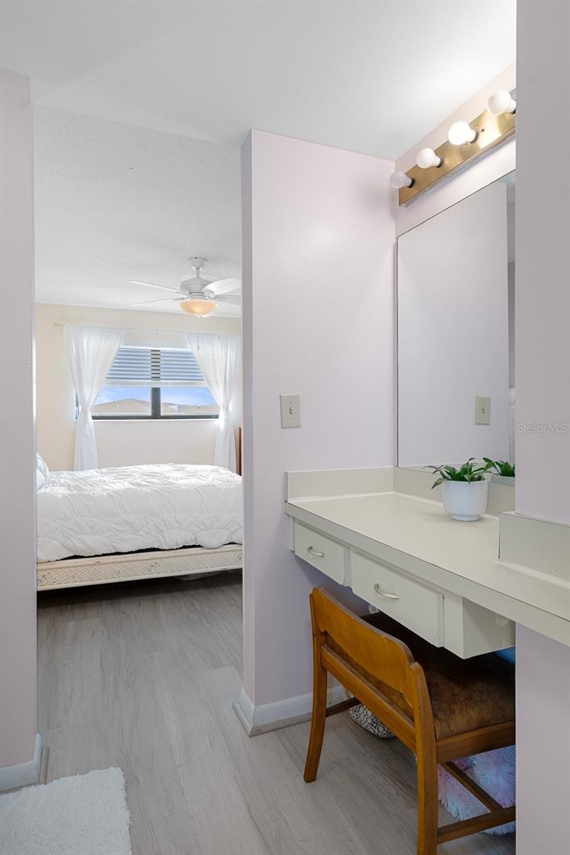 Master bath vanity