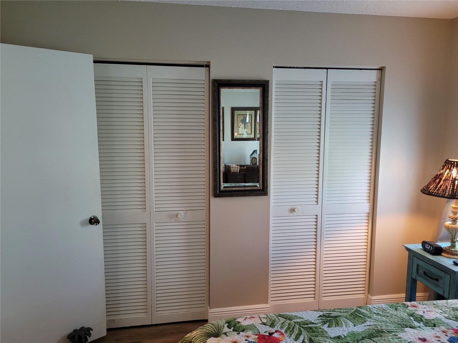 DOUBLE CLOSETS IN 2ND BEDROOM