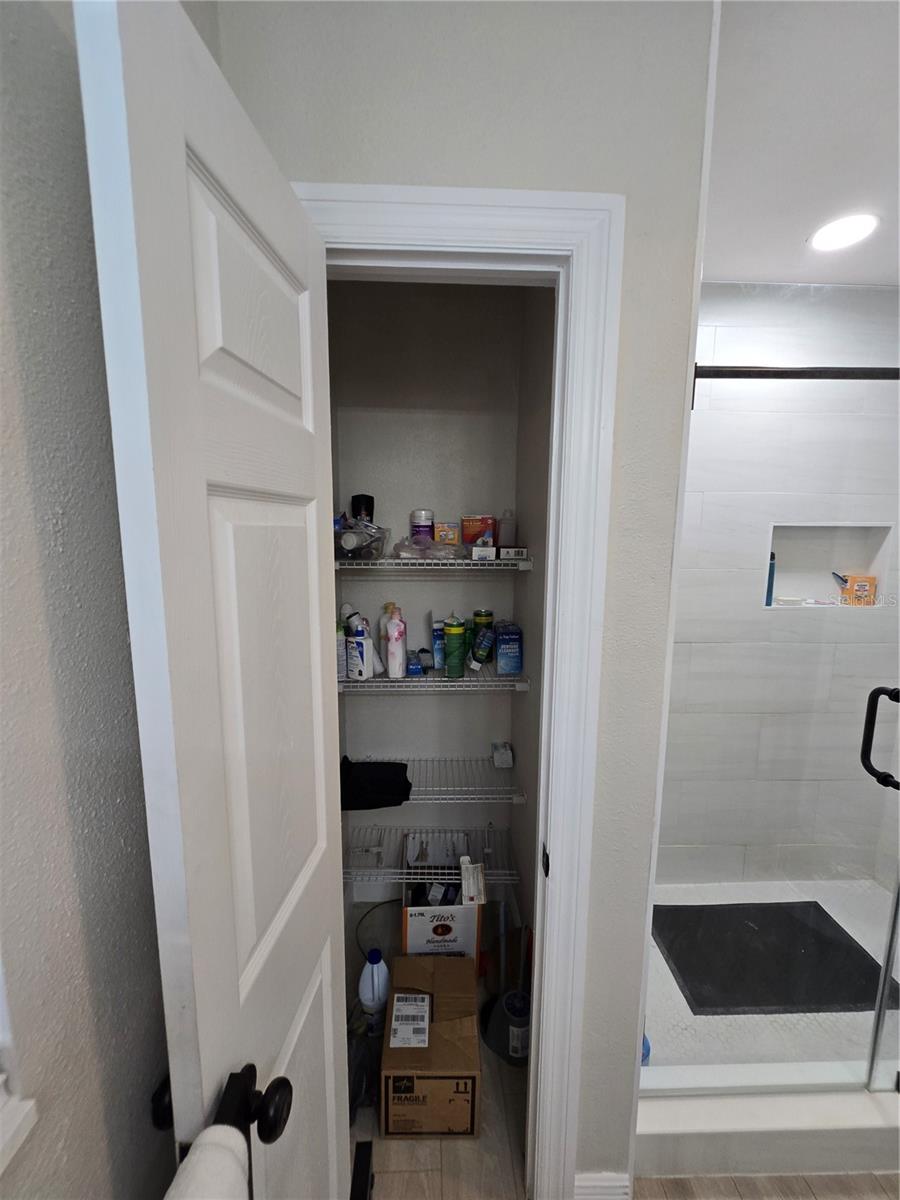 Closet in the Bathroom